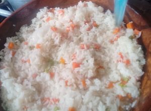 Una foto de Arroz blanco