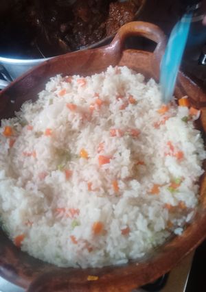Una foto de Arroz blanco