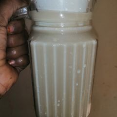 A picture of Tigernut drink(kunun Aya).