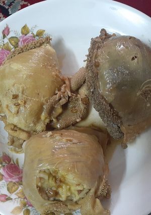 عکسی از دستور کله گیپا (سیرابی)یا دلمه سیرابی