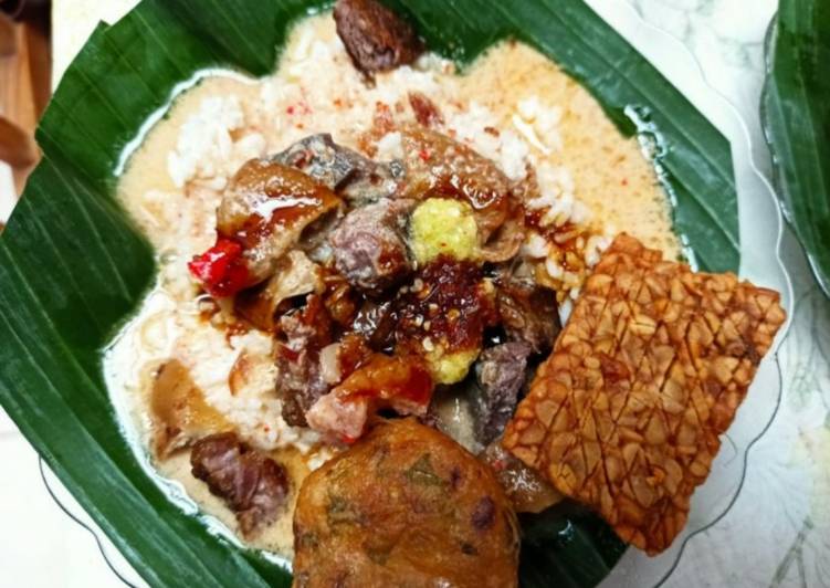 4. Nasi Gandul / Sego Gandul khas Pati resep asli