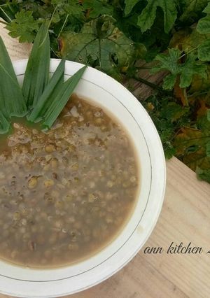 Foto resep Bubur kacang ijo polosan