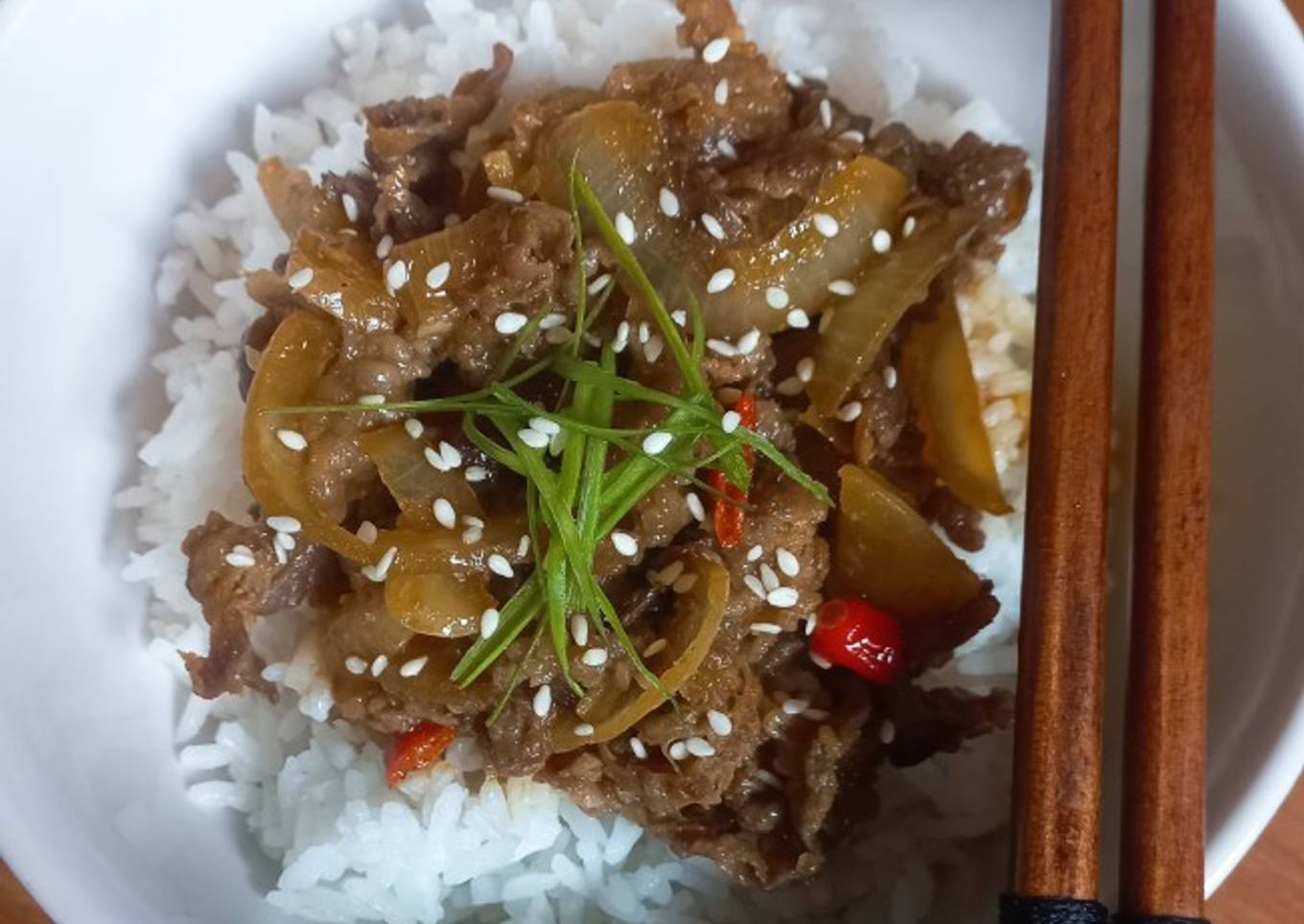 Beef Teriyaki (Rice Bowl)