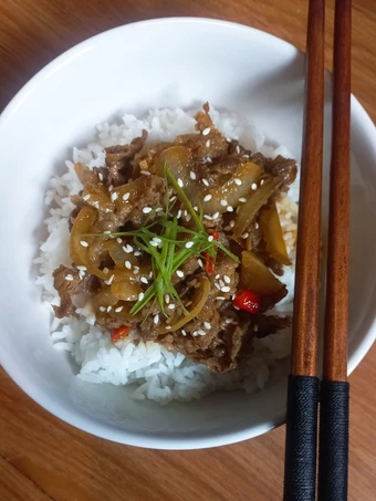 Cara Gampang Membuat Resep Beef Teriyaki (Rice Bowl) Anti Ribet, Sempurna