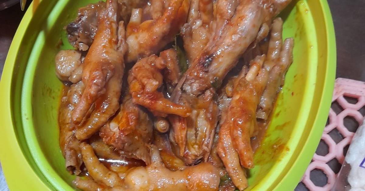 Resep Ceker Ayam Pedas Oleh Windari Eka Apriyanti Cookpad