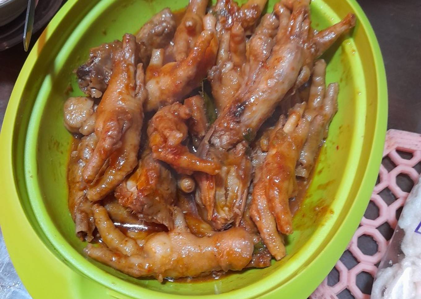 Ceker ayam pedas