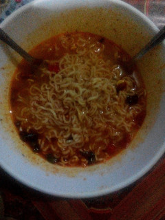 Foto resep Mie sedap kari+bumbu iris pedas