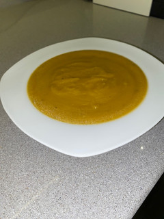Una foto de Crema de calabaza
