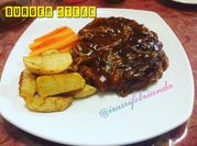 Gambar steak daging cincang