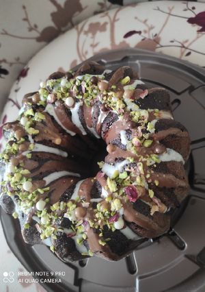 عکسی از دستور کیک خیس شکلاتی