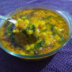 A picture of Dal Palak Recipe.