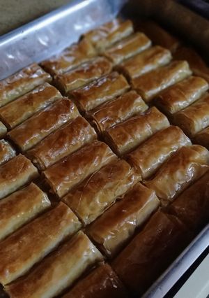 صورة لوصفة اصابع جلاش محشيه مكسرات