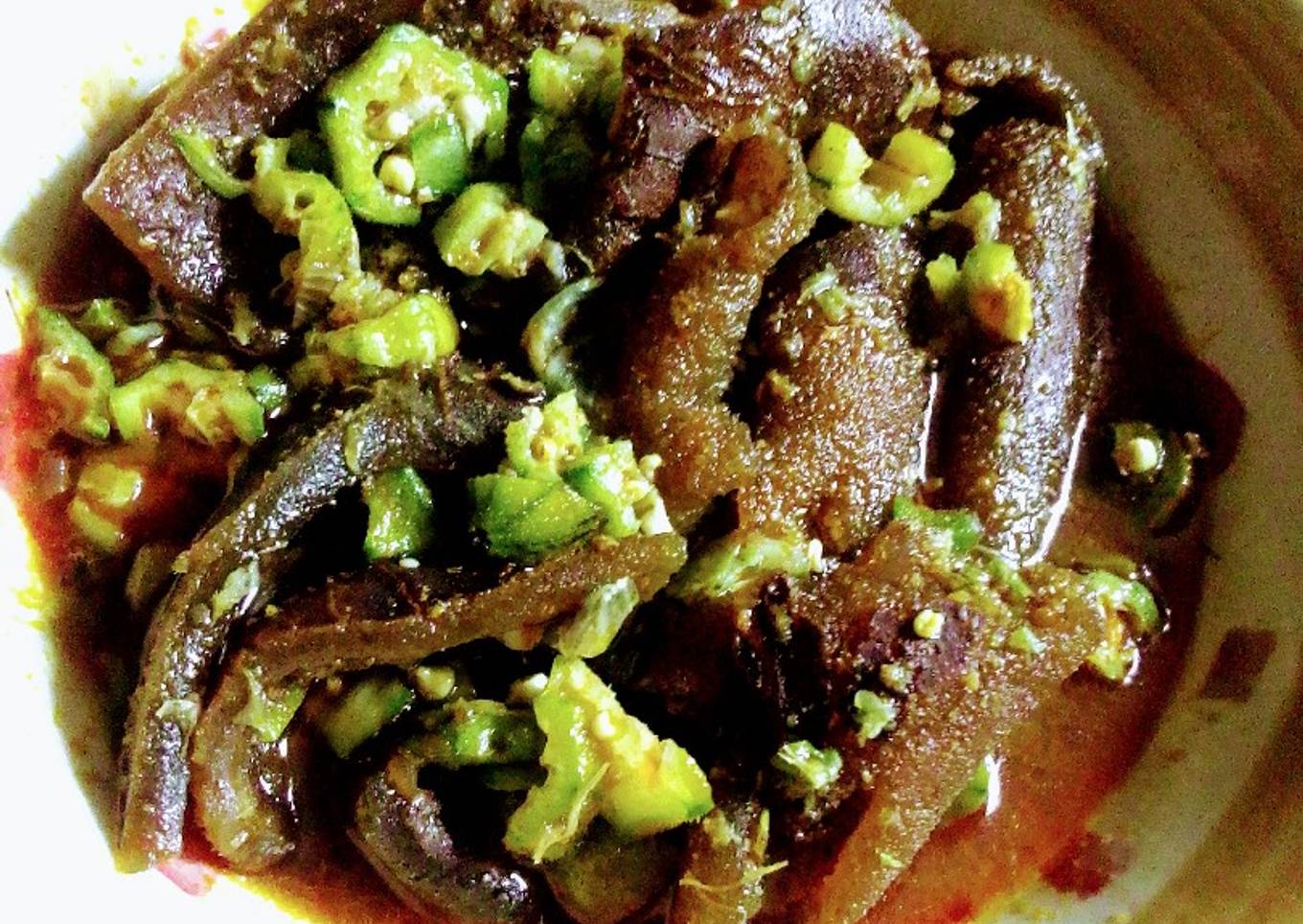 Paste Okra Soup