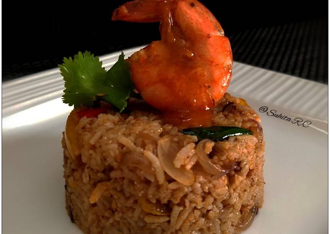 Peri Peri Shrimp with Spicy Rice