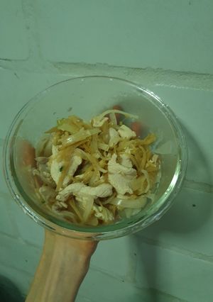 รูปของ หอมใหญ่ผัดไก่