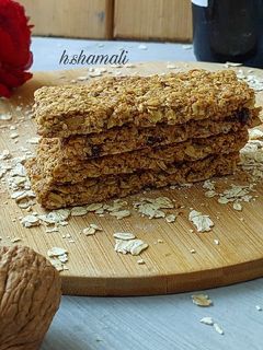 صورة لوصفة رقائق البروتين protein bars