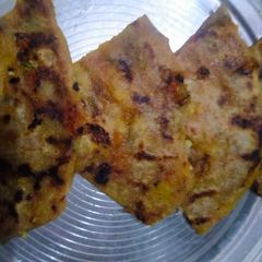Leftover sabji paratha A picture of Leftover sabji paratha.