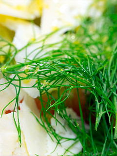 A picture of Fennel and Artichoke Salad with Grapefruit.