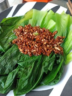 Foto resep Pakcoy siram saos bawang putih