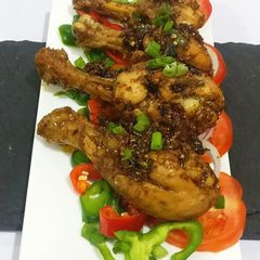 Teriyaki sauce chicken A picture of Teriyaki sauce chicken.