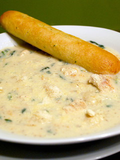A picture of Chicken and Gnocchi Soup.