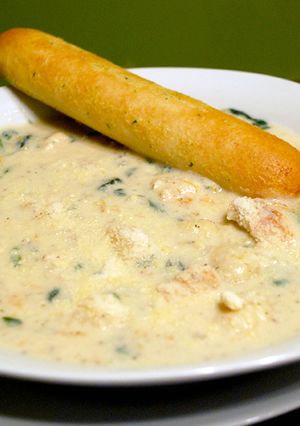 A picture of Chicken and Gnocchi Soup.
