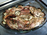 Conejo al horno con verduras