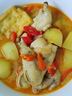 Foto resep Kare Ayam (bumbu instan)