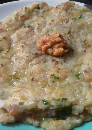 A picture of Rawa roti quick breakfast.