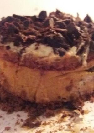 Una foto de Choco-cheesecake