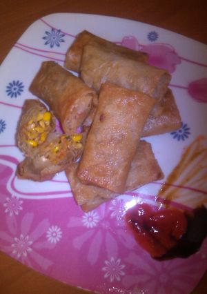 Foto resep Lumpia Jagung Teriyaki