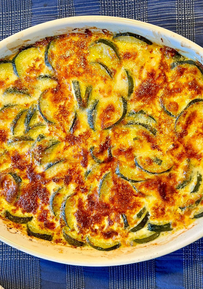 Una foto de Gratinado de calabacín
