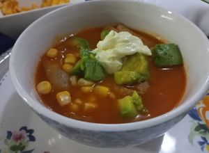 Una foto de Sopa de tomate especial
