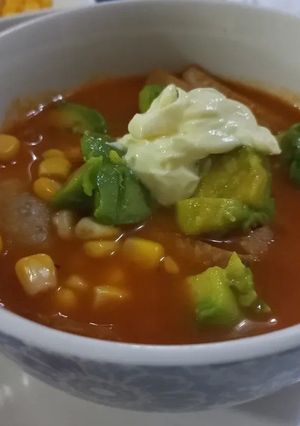 Una foto de Sopa de tomate especial