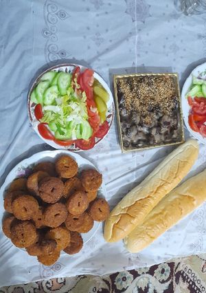 عکسی از دستور فلافل