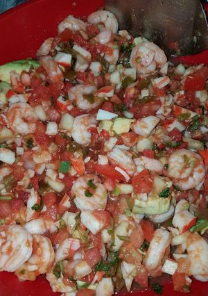 A picture of Shrimp Cocktail "Spicy".