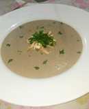 Crema de champiñones elegante