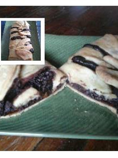 Una foto de Trenza de chocolate oscuro