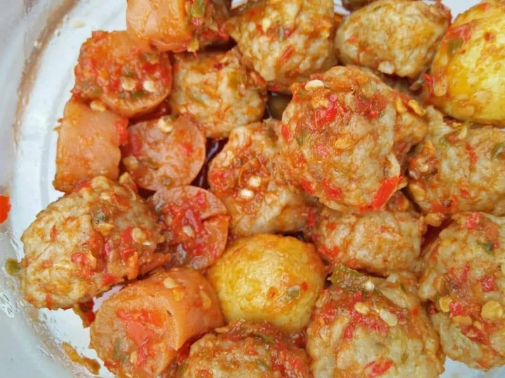 Cara Gampang Membuat Resep Pentol Bakso Mercon yang Enak Banget Anti Ribet, Mantap