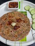 Singhare flour paratha
