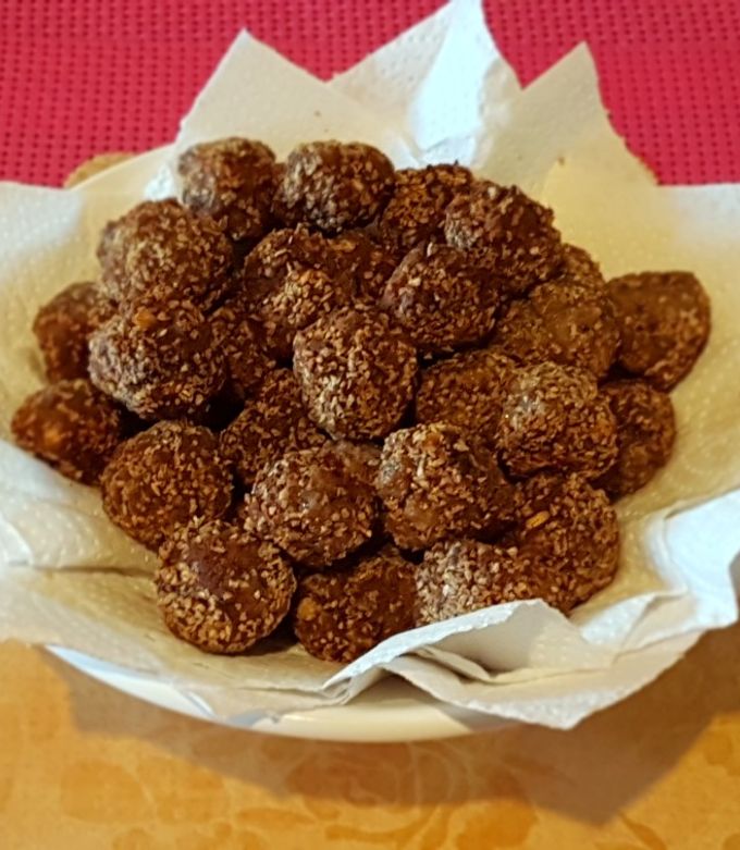 Una foto de "Albóndigas municiones" (de carne) para copetin