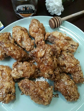 Cara Gampang Membuat Resep Korean Honey Butter Chicken Wings yang Lezat Sekali Anti Ribet, Mantap Sekali