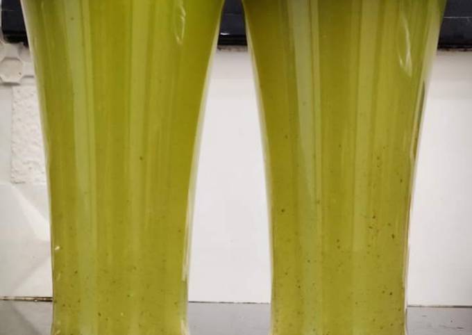 Mint cucumber lemon drink Recipe