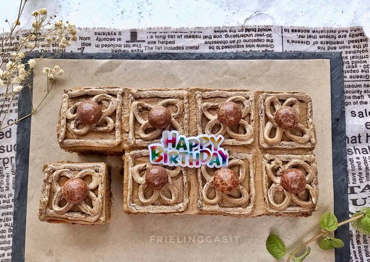 Easy Simple Birthday Cake π (cake potong)