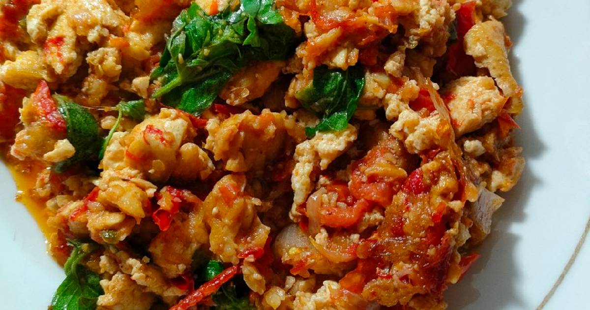 Resep Sambal Tahu Tempe Kemangi Pedas Oleh Key Cookpad