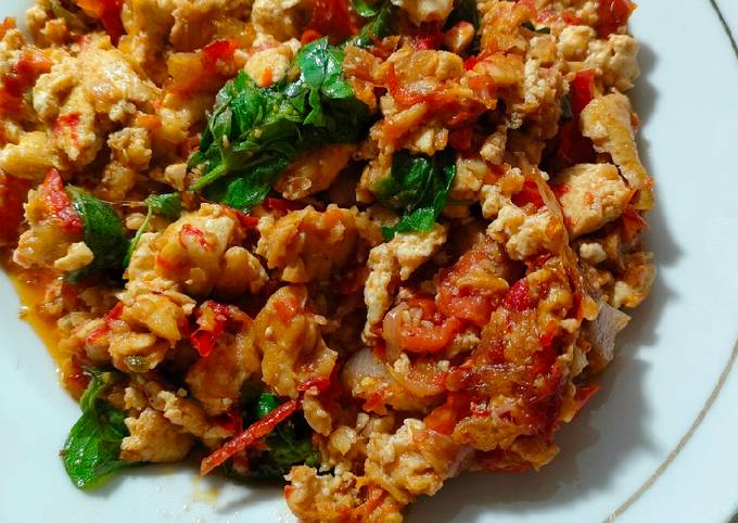 Resep Sambal Tahu Tempe Kemangi Pedas Oleh Key Cookpad