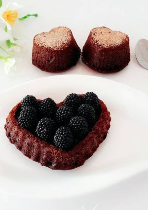 صورة لوصفة مافن كيك بالتوت