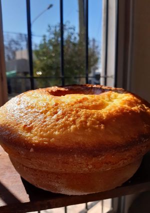Una foto de Bizcochuelo de naranja 🍊 en licuadora