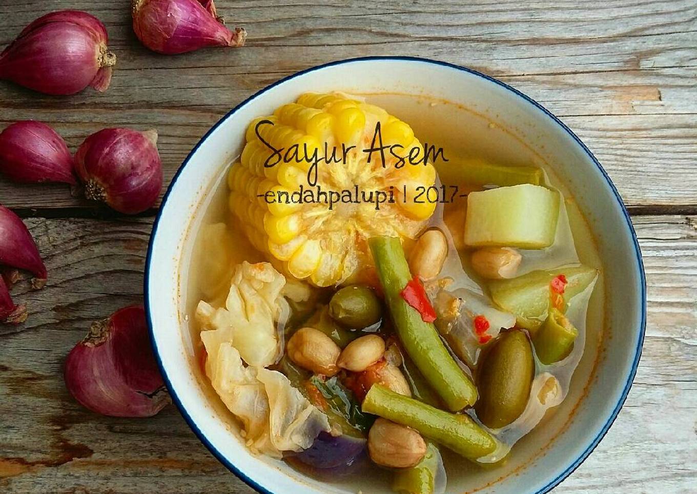 Sup sayur dengan asam jawa
