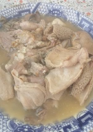 عکسی از دستور کله پاچه و سیرابی